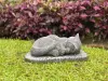  Product image 1 of the product “Lilith -Lying cat on a base, 33 cm L | cast stone ”